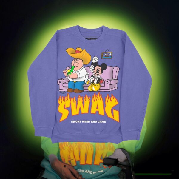 SuperMega Merch Swag Smoke Weed And Game Supermega 420 Sweatshirt Cute Mothers Day Gifts