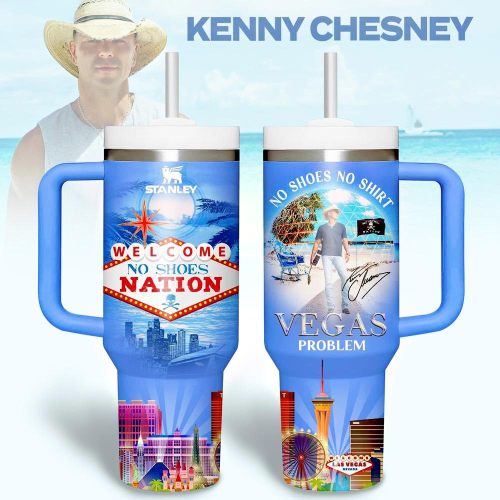 Kenny Chesney No Shoes Nation 40 Oz Stanley Tumbler Gift Ideas For Music Lovers