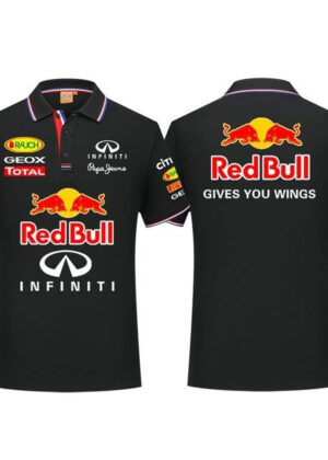 Castore Red Bull Racing F1 Men's Reprint Polo Shirt Motor Sport Best Gift For Racing Lovers