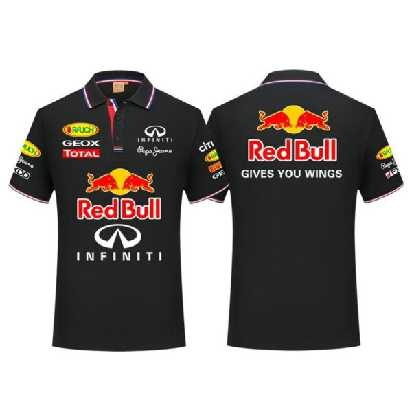 Castore Red Bull Racing F1 Men's Reprint Polo Shirt Motor Sport Best Gift For Racing Lovers