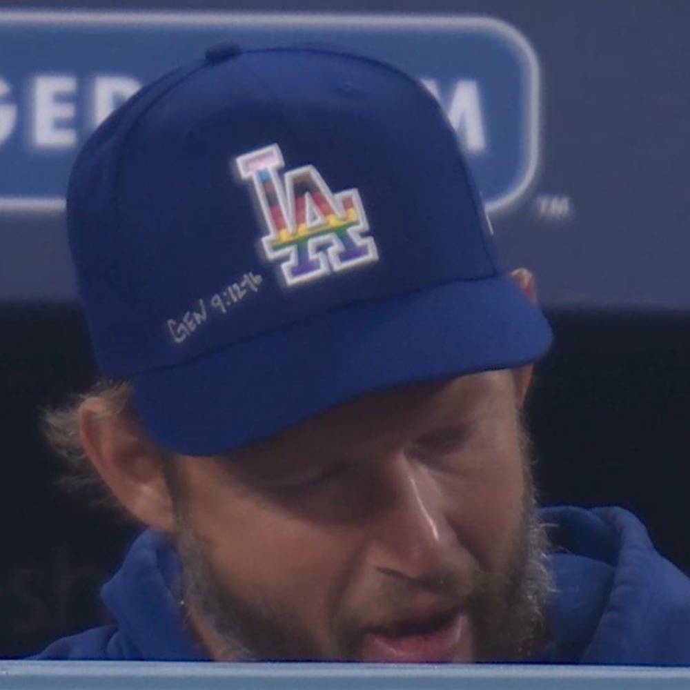 Dodgers Pride Baseball Cap Clayton Kershaw Fan Gift Hat
