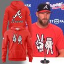 Atlanta Braves Peace Up A Town Down T-Shirt ASL Hand Signs Gifts For Fans