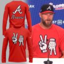 Atlanta Braves Peace Up A Town Down T-Shirt ASL Hand Signs Gifts For Fans